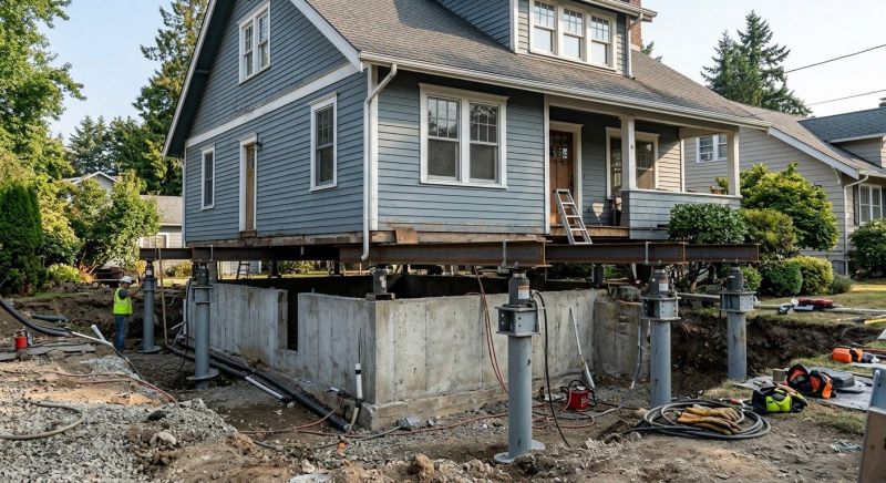 House Raising detail